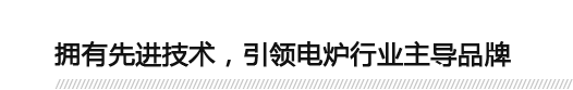 擁有先進(jìn)技術(shù)，引領(lǐng)電爐行業(yè)主導(dǎo)品牌
